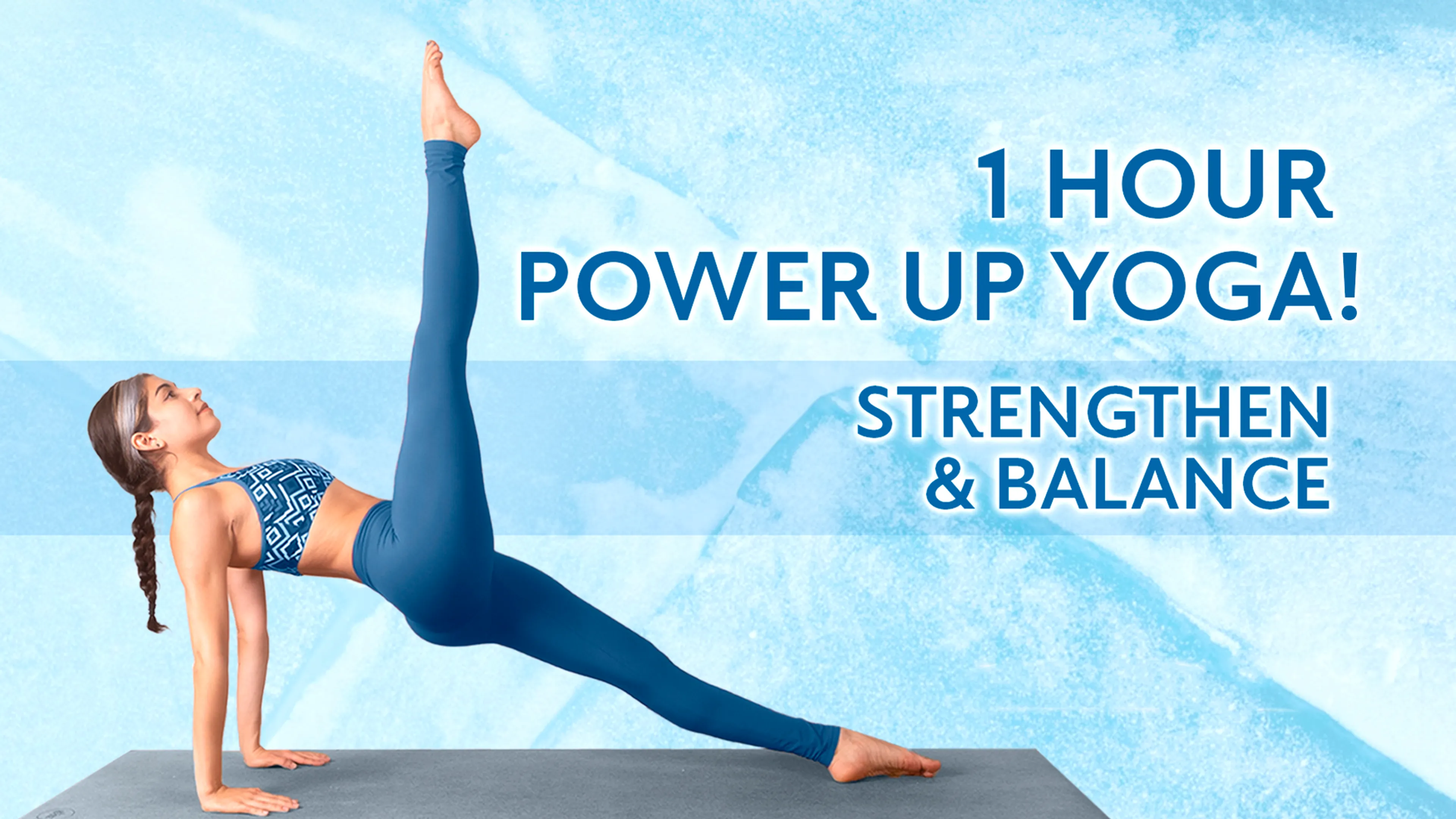 1 Hour Power up Yoga! Strength & Balance poster